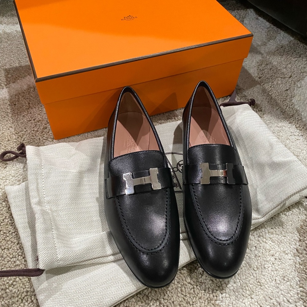 Hermès Paris loafer shoes